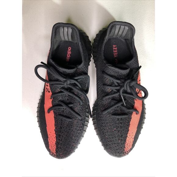 adidas Yeezy Boost 350 V2 Red Stripe Size US 7.5/ EU 40.5- Pre Owned main image 5